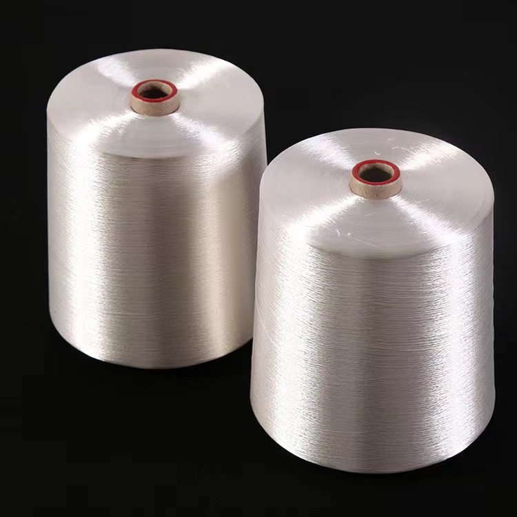 50D/24F Filamento di viscosa bianco grezzo tinto brillante per moquette