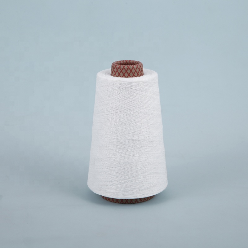 Filato di cotone lavorato a maglia poly filato ad anelli 100% poliestere per macchina per maglieria 21S