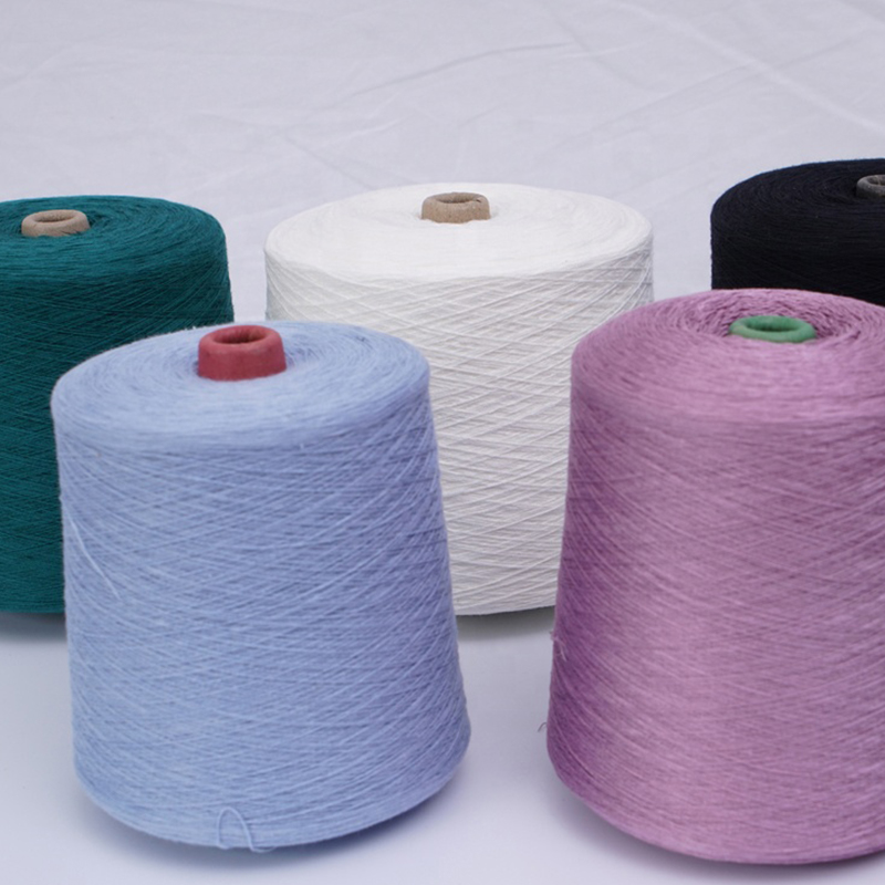 28NM/2 50 Ricicla il filato misto acrilico poliestere 50 Ring Spun all'ingrosso